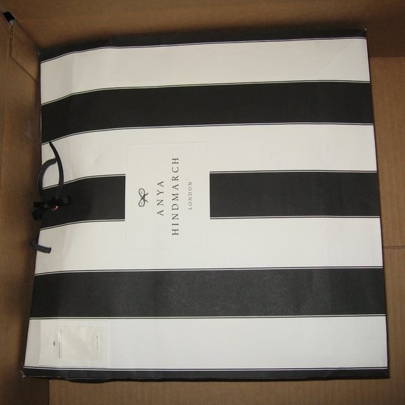 Anya Hindmarch Maxi Zip Studded Bi-Color Hobo/ Shoulder Bag - Picture 14 of 14